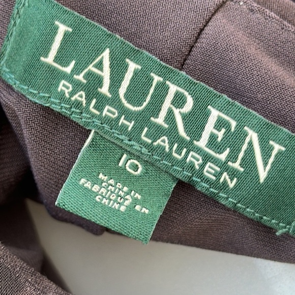 Lauren by Ralph Lauren Women's Floral-Print Flutter Sleeve Dress Size 10 - Picture 10 of 13